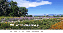 Desktop Screenshot of nativeseednetwork.org